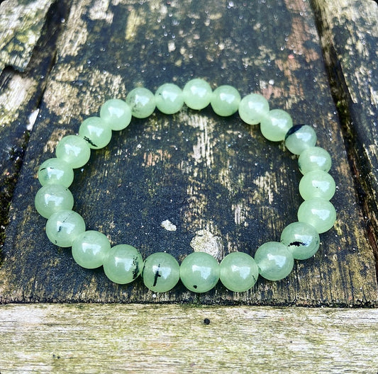 Prehniet armband "Volg je Gevoel"