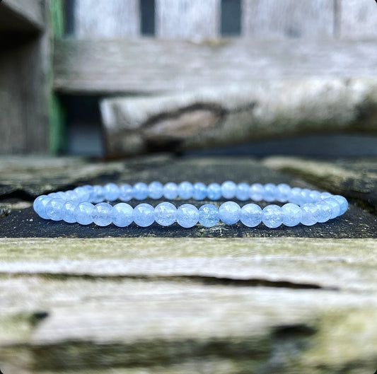 Blaues Calcit-Armband „Erneuere deine Energie“