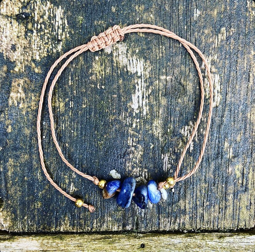 Lapis Lazuli bracelet "Dare and do"