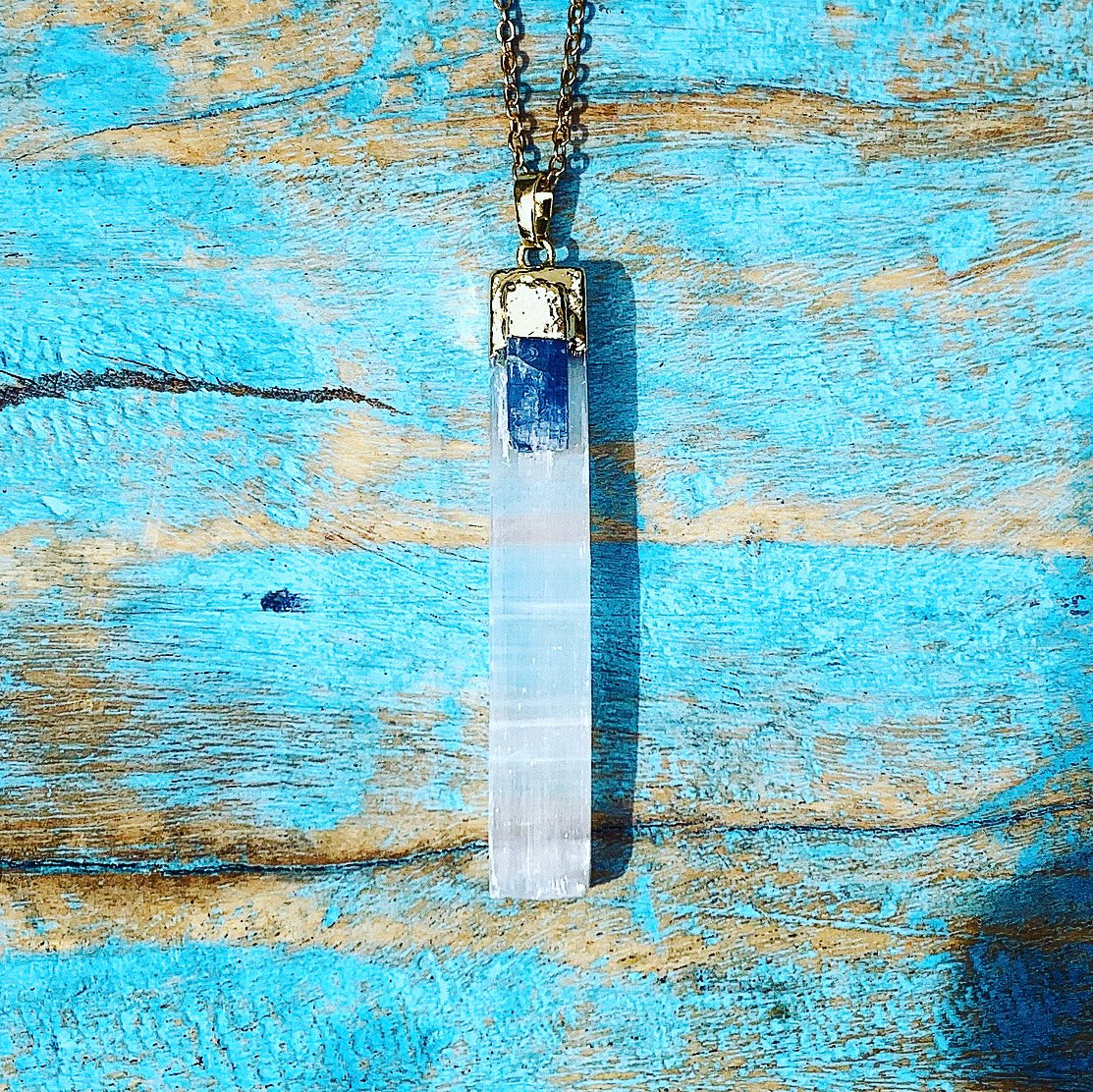 Seleniet & Kyaniet hanger "PURE ENERGY"