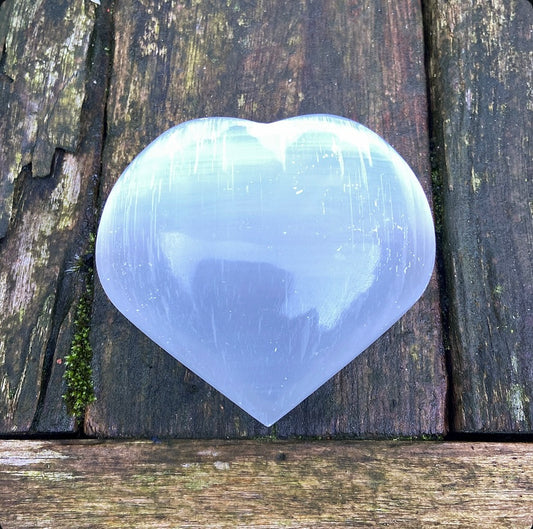 Selenite Purification Stone "The Heart of your Home"