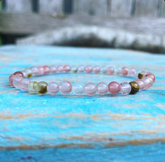 Wassermelonenquarz-Armband „Heilende Emotionen“