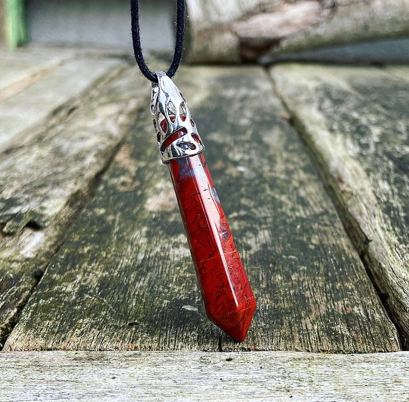 Energy Point Pendant Jasper "Grounding"