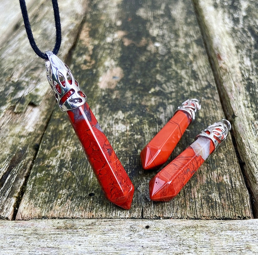 Energy Point Pendant Jasper "Grounding"