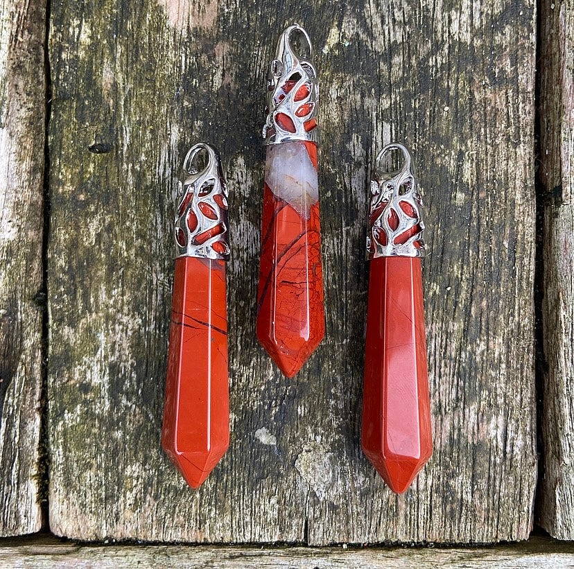 Energy Point Pendant Jasper "Grounding"