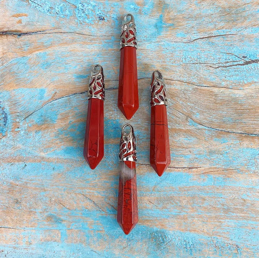 Energy Point Pendant Jasper "Grounding"
