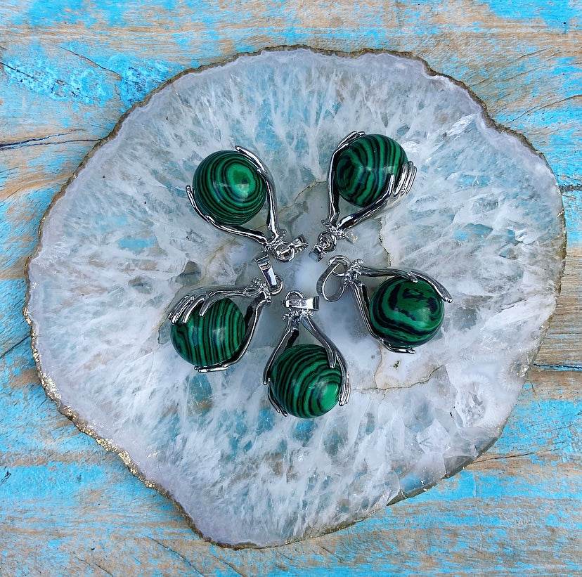 Healing Hands Anhänger Malachit „Freiheit“
