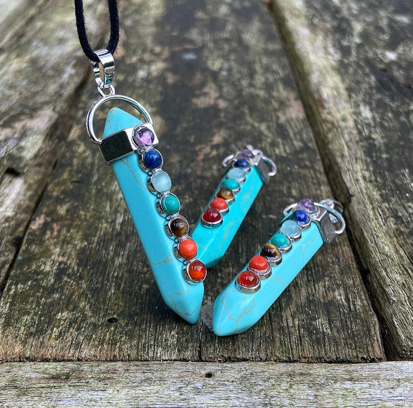 Turqueniet Chakra Hanger "Spirituele Ontwikkeling"
