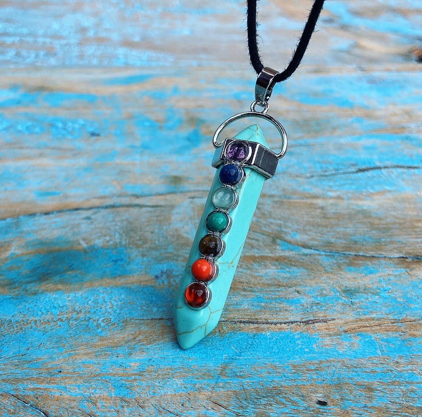 Turqueniet Chakra Hanger "Spirituele Ontwikkeling"