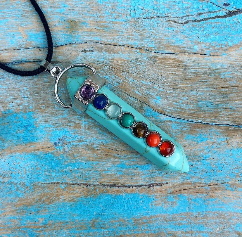 Turqueniet Chakra Hanger "Spirituele Ontwikkeling"