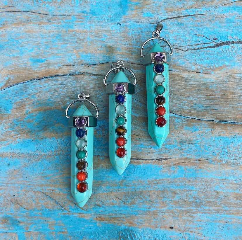 Turqueniet Chakra Hanger "Spirituele Ontwikkeling"