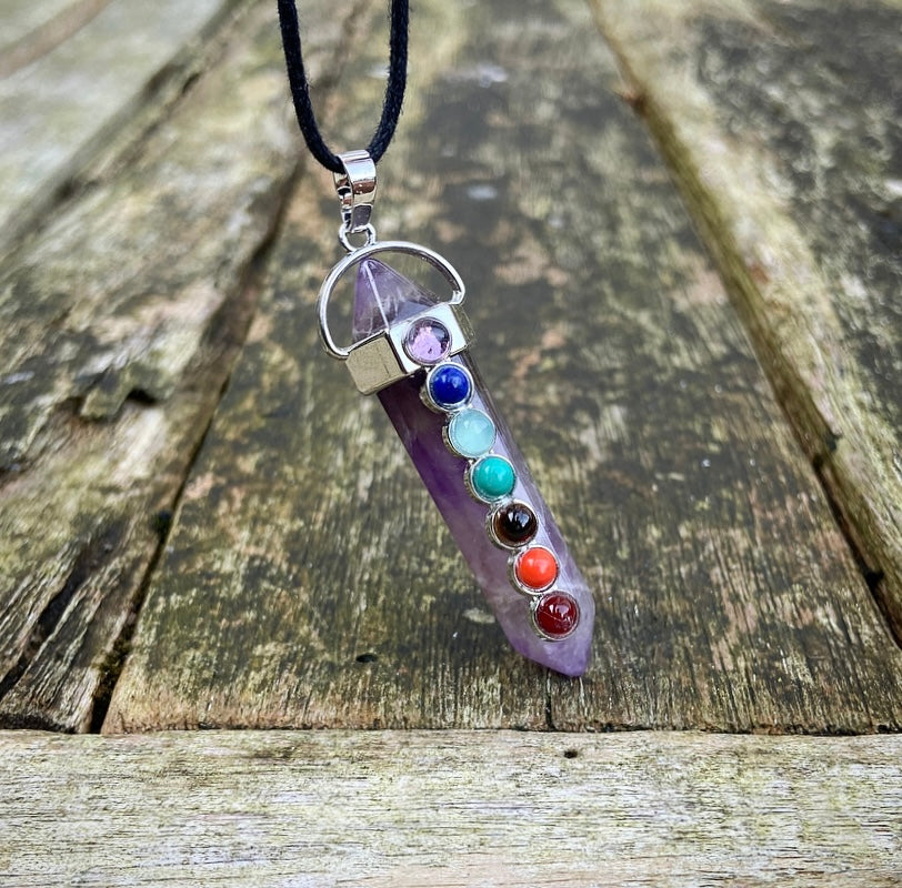 Amethist Chakra Hanger "Intuïtieve Ontwikkeling"