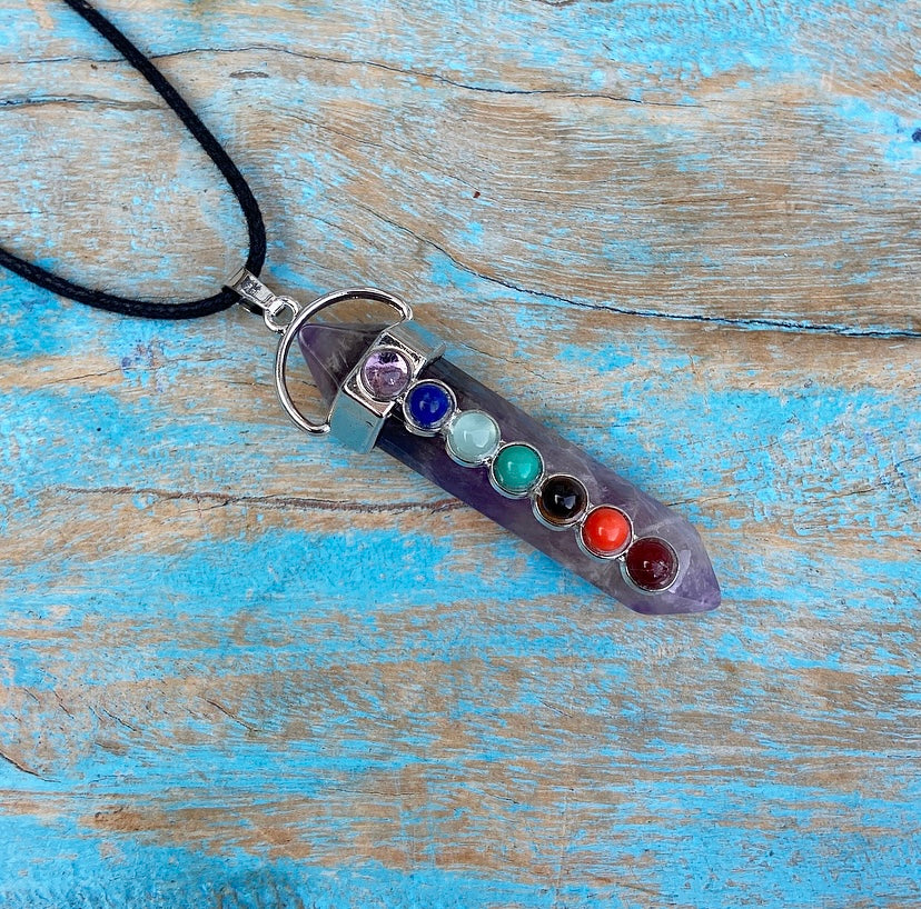 Amethist Chakra Hanger "Intuïtieve Ontwikkeling"