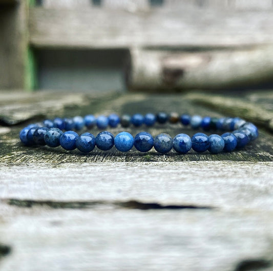 Dumortierit-Armband „Gegen Unruhe“