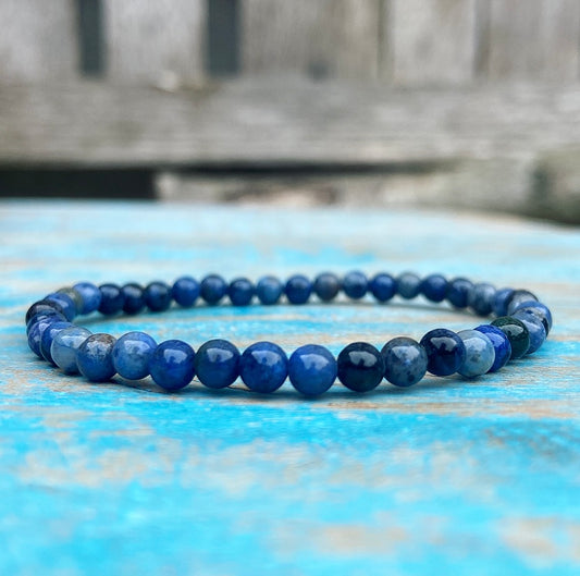 Dumortierit-Armband „Gegen Unruhe“