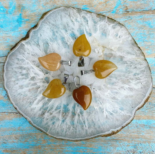 Yellow Jade Pendant "Solar Plexus"