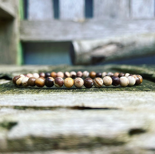 Aragonite bracelet "Akasha Chronicles"