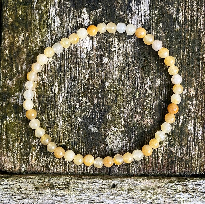 Yellow Jade Bracelet "Solar Plexus"