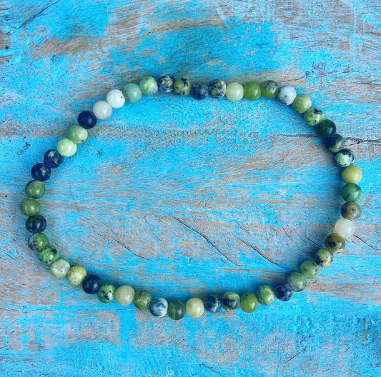 Serpentine bracelet "Past Lives"