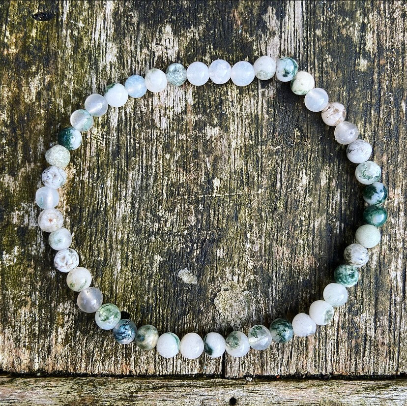 Boomagaat armbandje "Een Nieuw Begin"