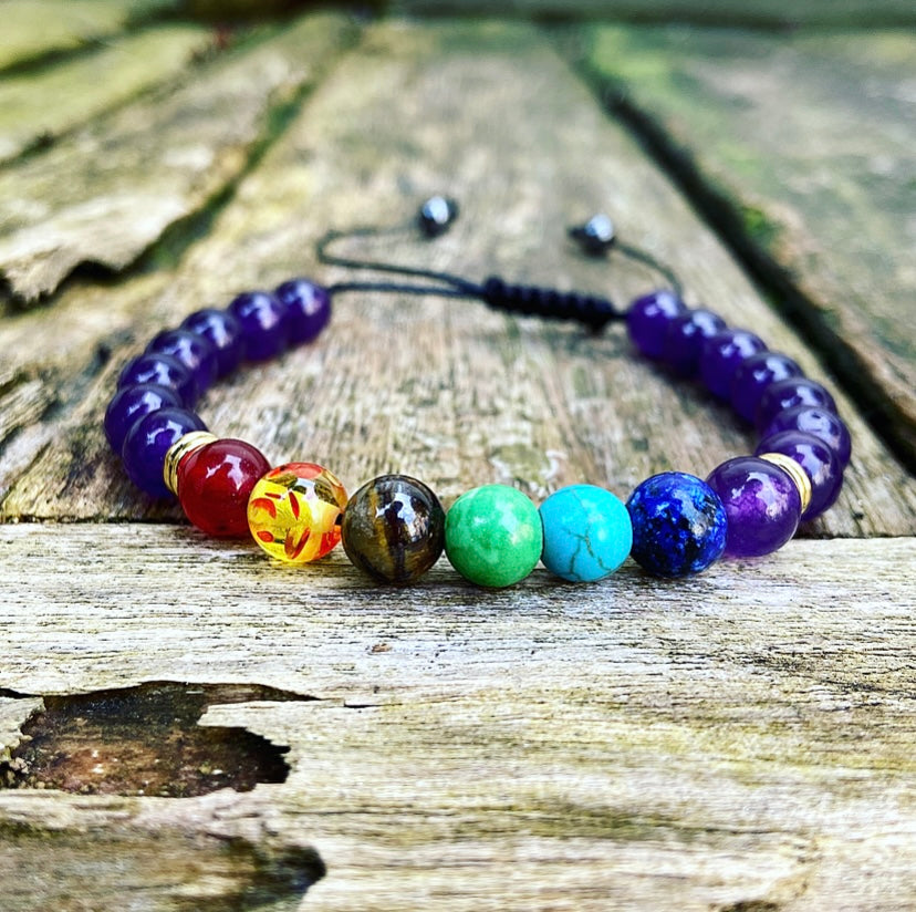 Copy of Chakra Armband Amethist "Durf te Dromen"