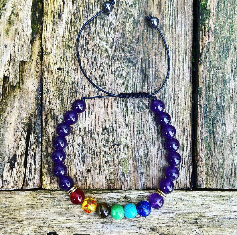 Copy of Chakra Armband Amethist "Durf te Dromen"