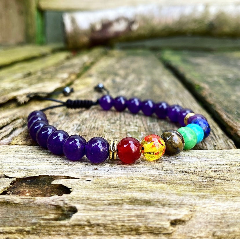 Copy of Chakra Armband Amethist "Durf te Dromen"