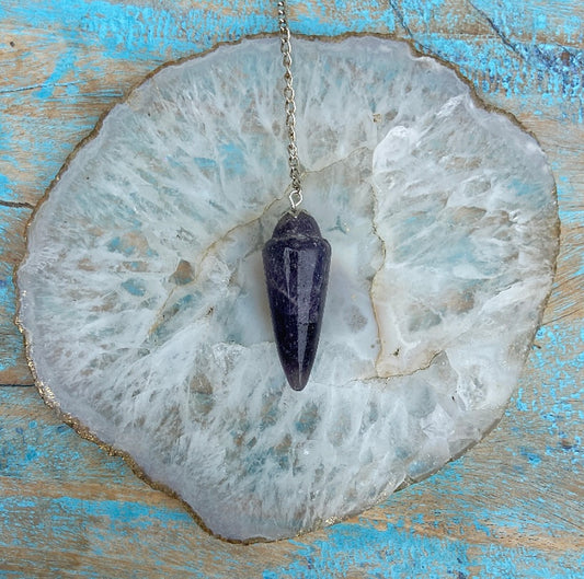 Amethist pendel "Vertrouw op je intuïtie"