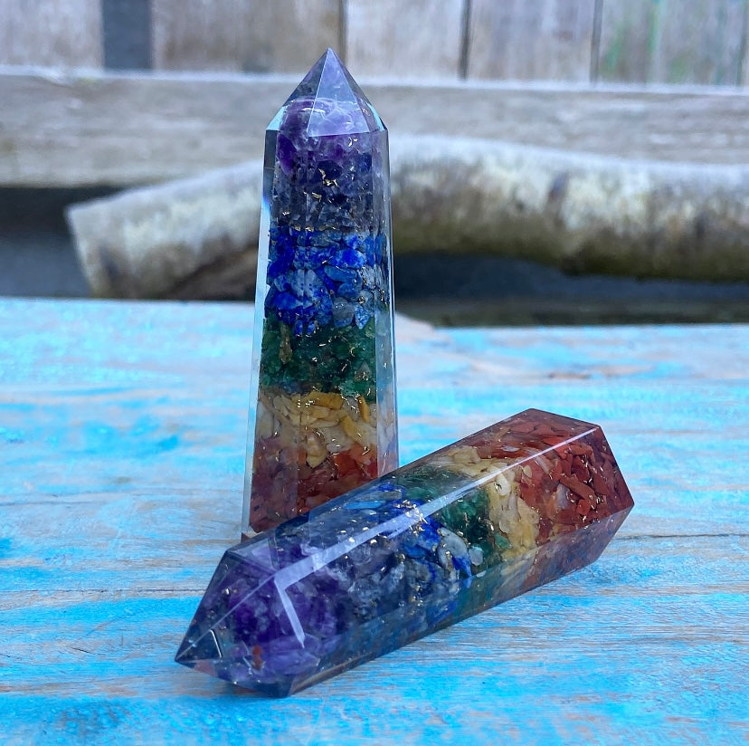 Chakra Orgon Obelisk "Crystal Balance"