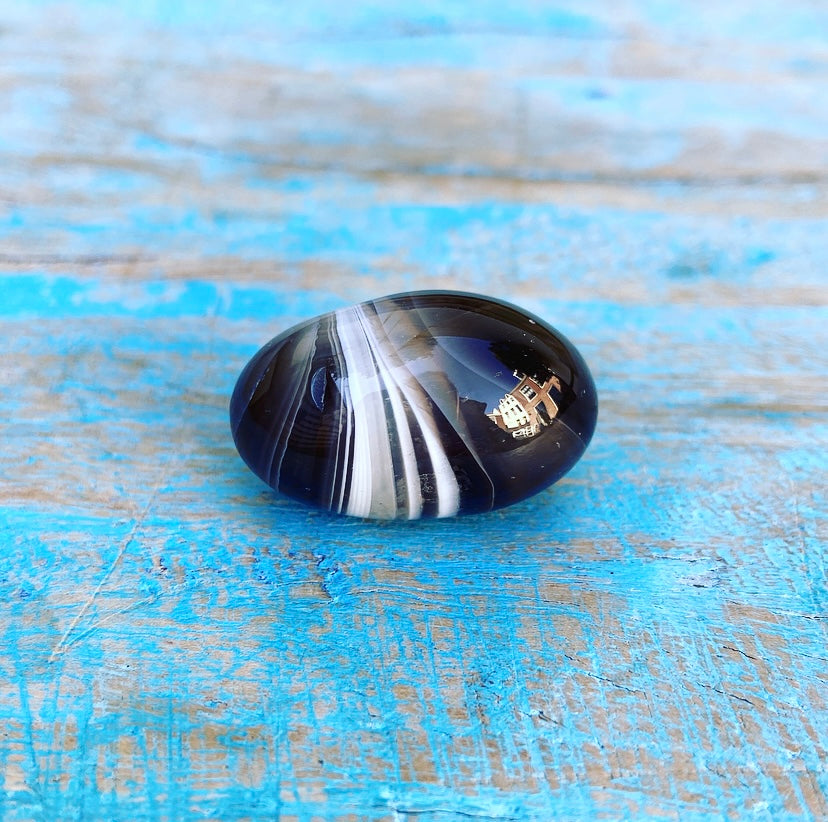 Botswana Agate Tumbled Stone "Calmness & Trust"