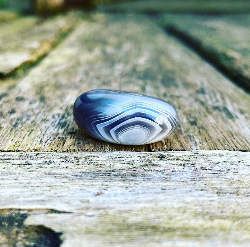 Botswana Agate Tumbled Stone "Calmness & Trust"
