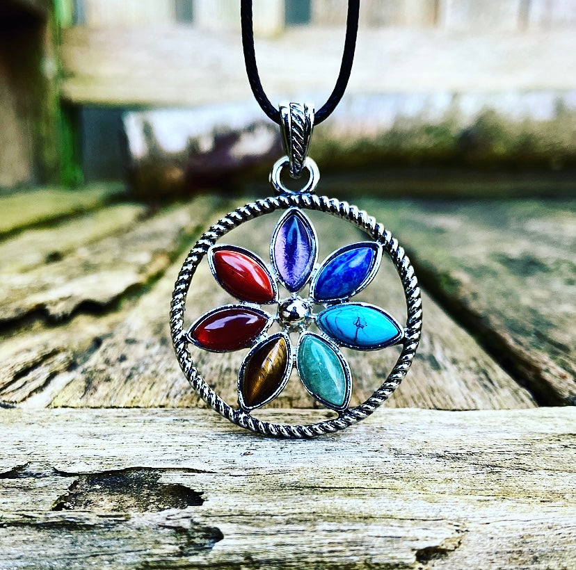 Chakra hanger "Het Levenswiel"