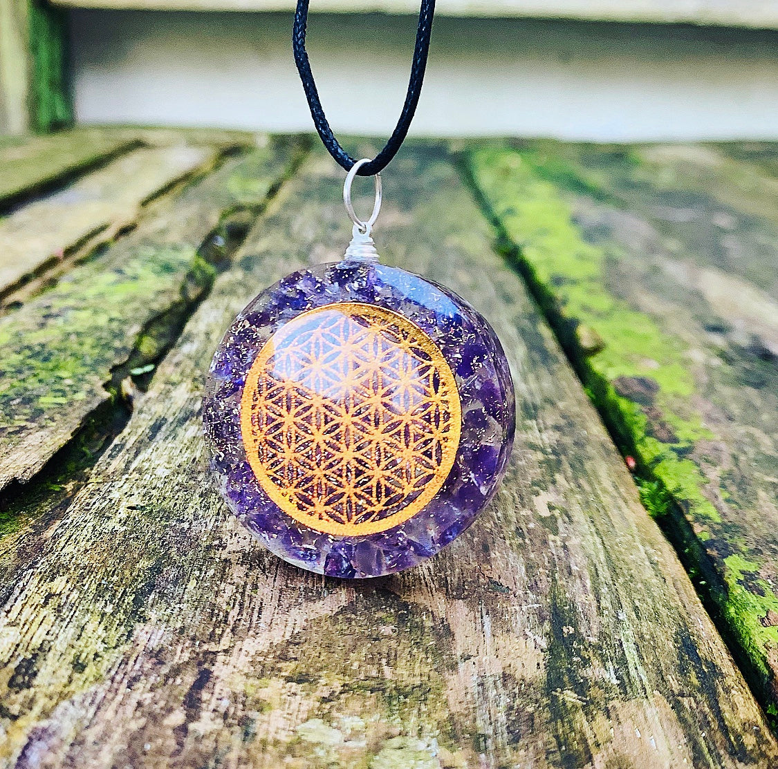 Orgon hanger Amethist "Droomkristal"