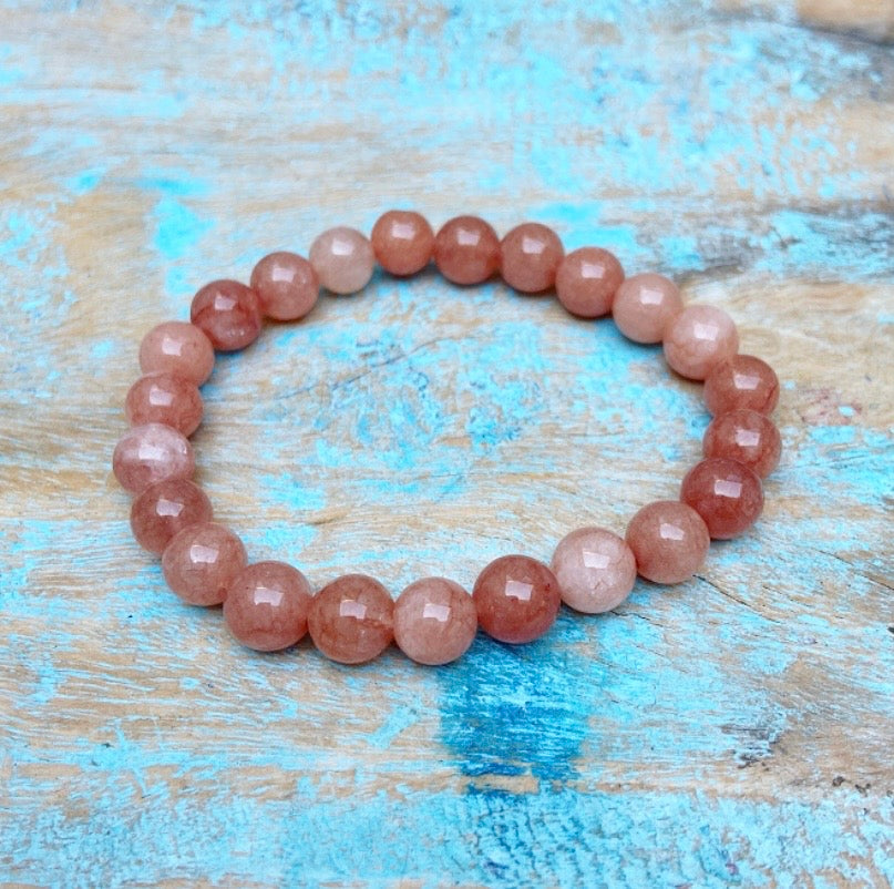 Armband Rode Aventurijn "Blijdschap"