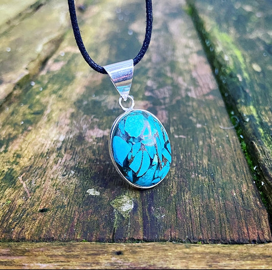 Nepalese Turquoise pendant "Spiritual Love"