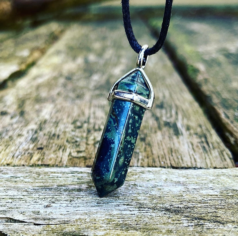 Colon Pendant Rhyolite "Shaman's Flow"