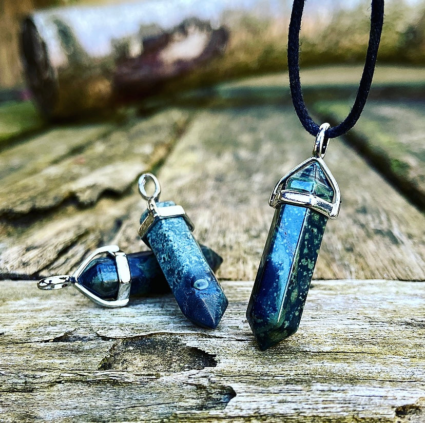 Colon Pendant Rhyolite "Shaman's Flow"