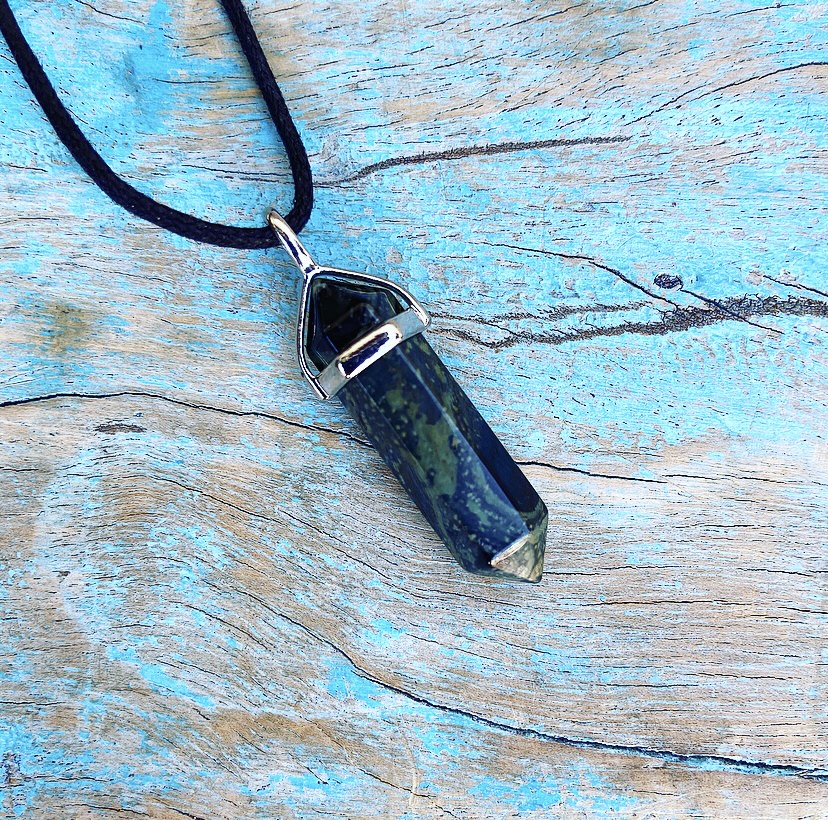 Colon Pendant Rhyolite "Shaman's Flow"