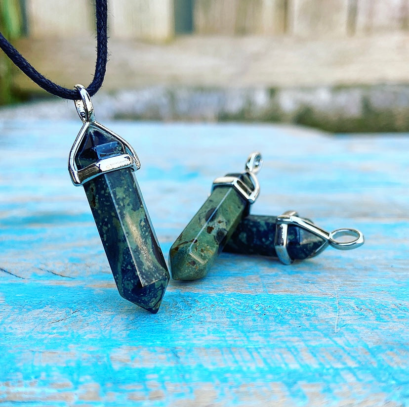 Colon Pendant Rhyolite "Shaman's Flow"