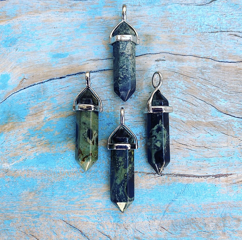 Colon Pendant Rhyolite "Shaman's Flow"