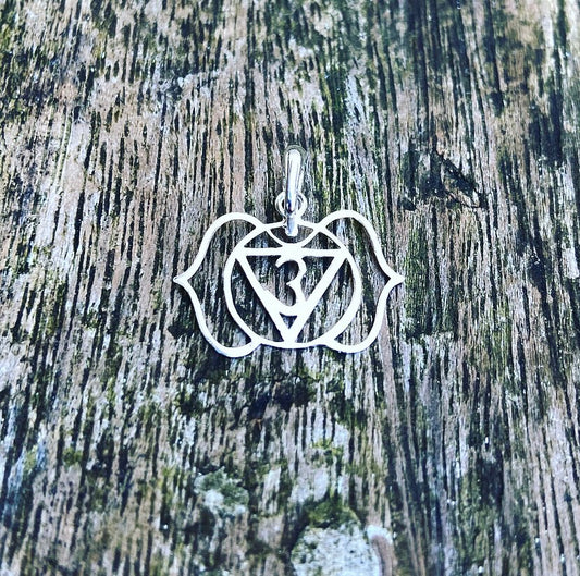 Silver pendant "Third Eye Chakra - Intuition"