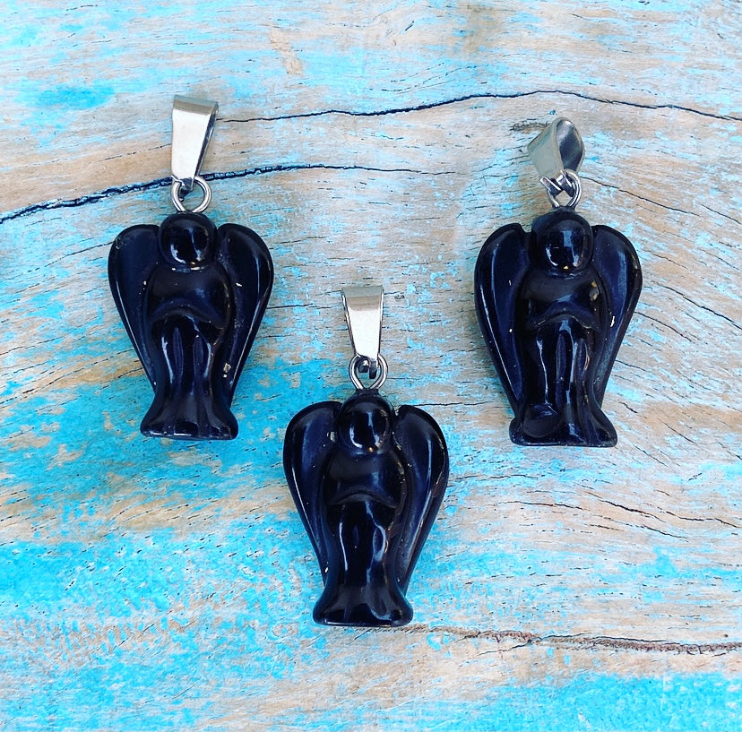 Engel aus Onyx „Weniger Stress“