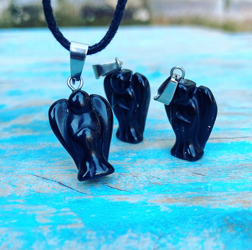 Engel aus Onyx „Weniger Stress“