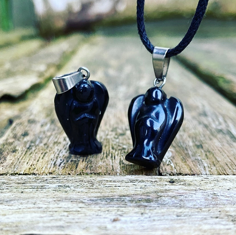 Engel aus Onyx „Weniger Stress“