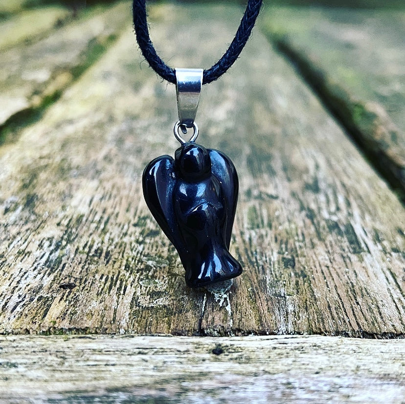 Engel aus Onyx „Weniger Stress“