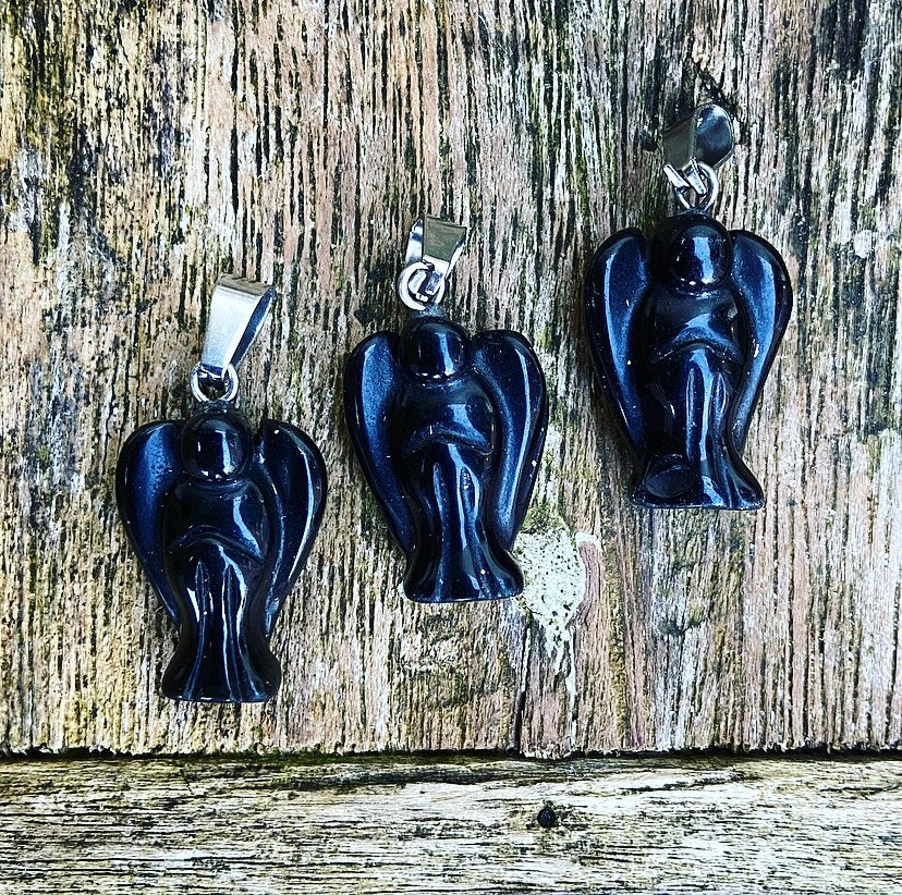 Engel aus Onyx „Weniger Stress“