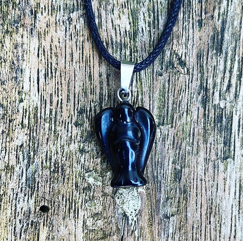 Engel aus Onyx „Weniger Stress“