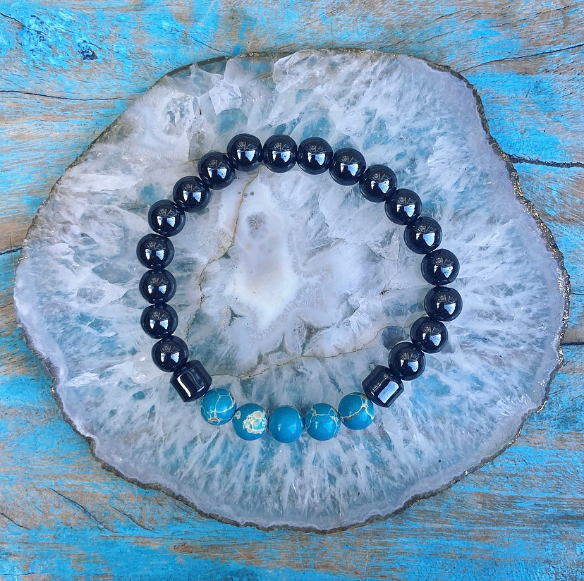 Hematiet Armband "Negatieve Energie Afvoeren"