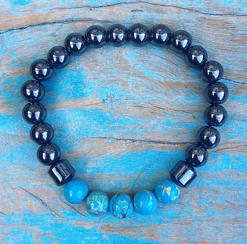 Hematiet Armband "Negatieve Energie Afvoeren"