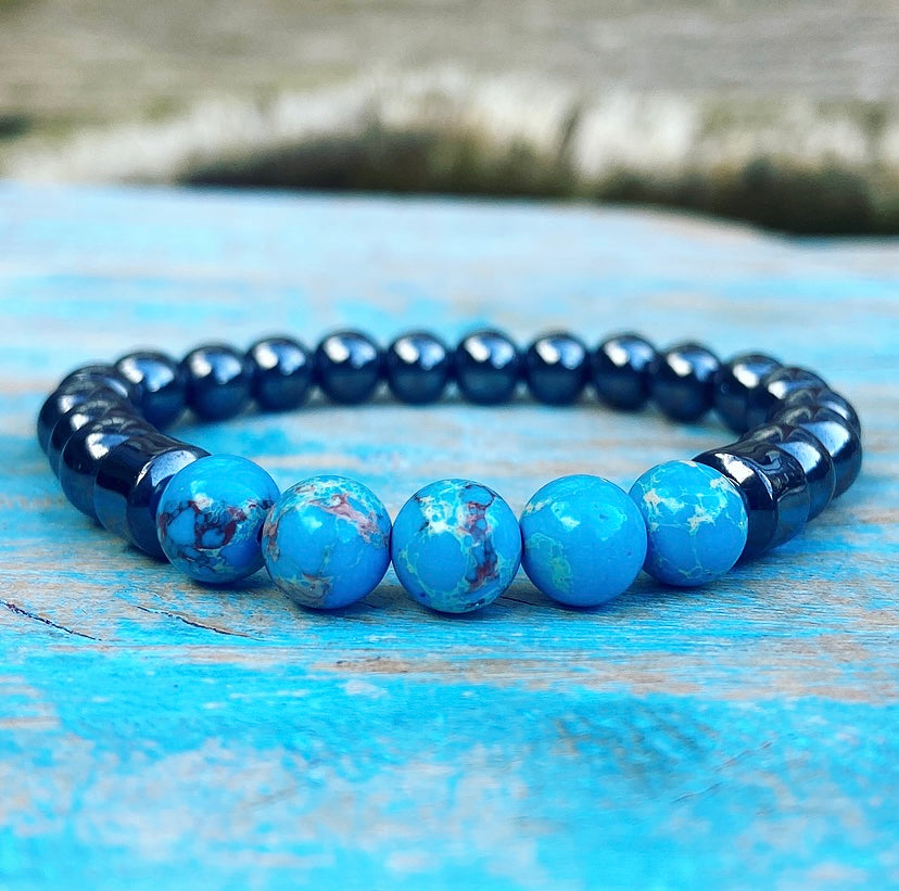 Hematiet Armband "Negatieve Energie Afvoeren"